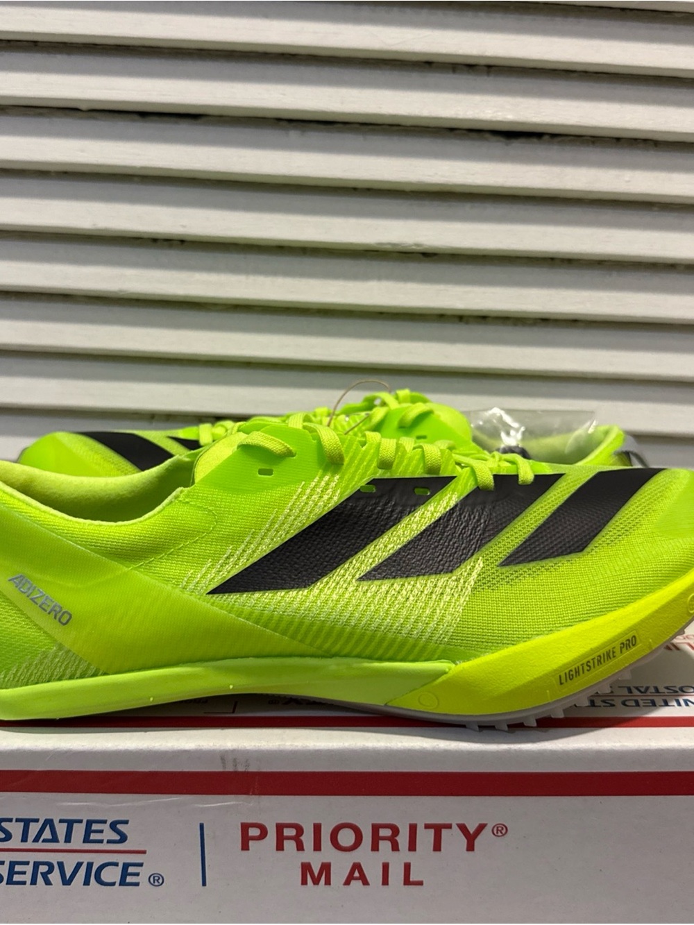 New Adidas Adizero Finesse Track Racing Spikes Lucid Lemon Men's Size 7 IG2018